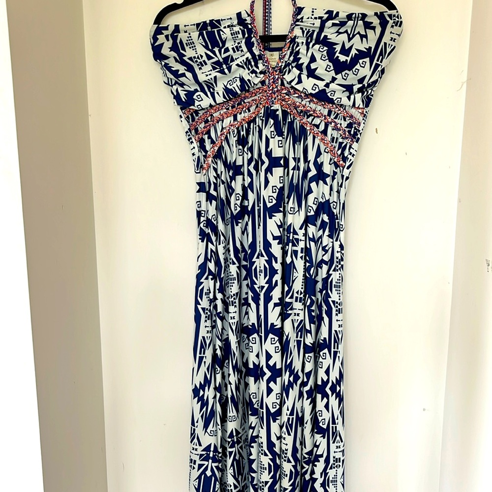 Halter maxi dress
